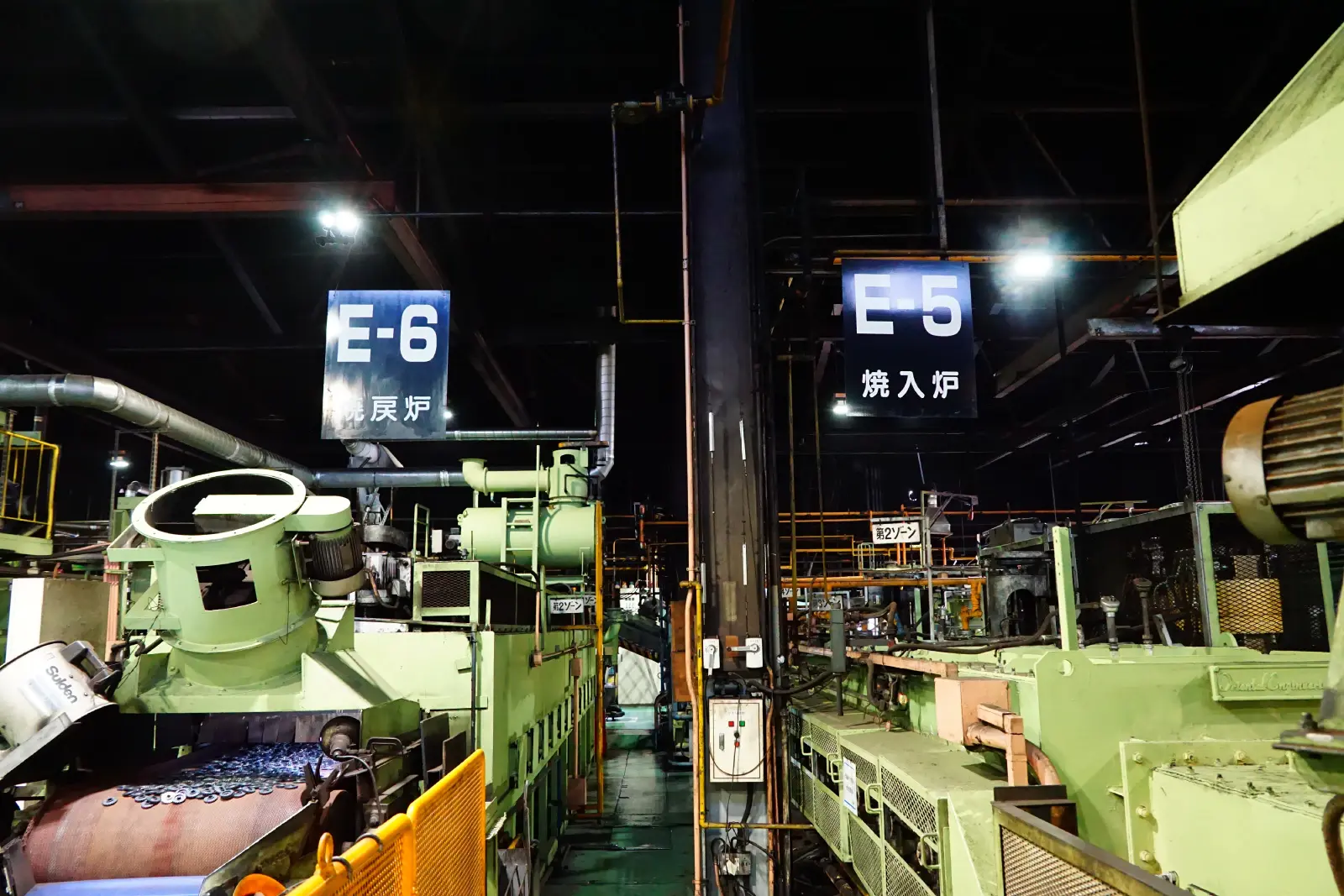 社内の機械